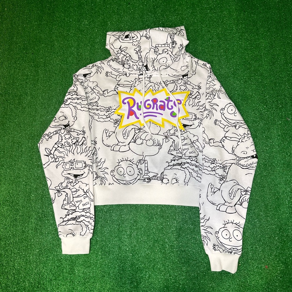 This is a prefect condition Rugrats crop hoodie!